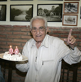 Rafael Puig en su 90 aniversario