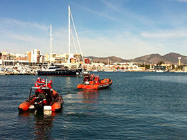 Cruz Roja celebra  las Jornadas Nacionales de Salvamento Marítimo en el Grao de Castellón
