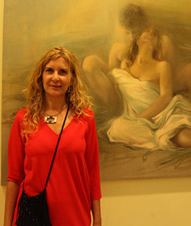 Inauguración de la exposición de Gabriela Alemany