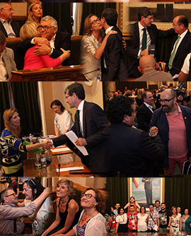 Emotivo último pleno del ayuntamiento de Castellón en esta legislatura
