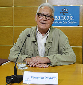Fernando Delgado presentó “Sus ojos en mí” en la Fundación Caja Castellón