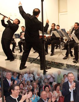 Magnífico concierto de la Banda Municipal de Música en la Sala Bancaja San Miguel