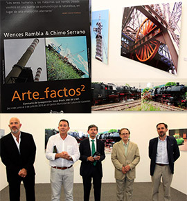 Exposición Arte_factos  Wences Rambla & Chimo Serrano