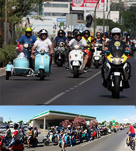 Salida ruta matinal Vespazahar 2015