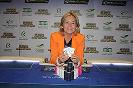 El Levante Poker Challenge de junio del Gran Casino Castellón, se lo lleva Antonia Gallego