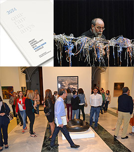 Presentación del catálogo “PRESENT CONTINU: 40 anys de la Galeria Cànem a Castelló”
