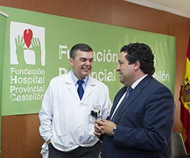 La Diputación de Castellón destinará 160.000 euros a la actividad de investigación médica de la Fundación del Hospital Provincial