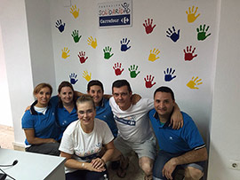 Carrefour celebra su jornada de voluntariado con la Fundación Síndrome de Down de Castellón