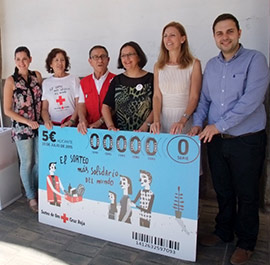 Cruz Roja sale a  la calle para  promocionar el Sorteo de Oro