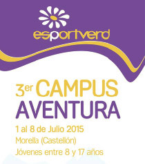 Campus de deportes de aventura en el complejo Fábrica Giner de Morella