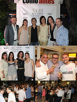 Coctel de bienvenida a los asistentes a la reunión del Centro de estudios Odonto-Estomatológicos en Benicàssim