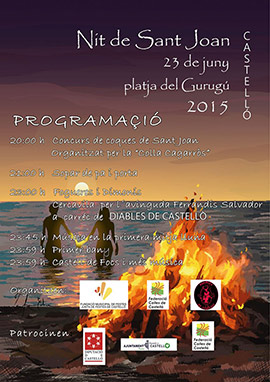 Nit de Sant Joan en la playa del Gururú del Grau de Castelló
