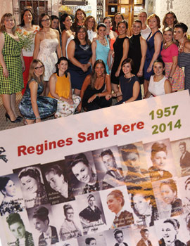 Cena homenaje de las reinas de Sant Pere