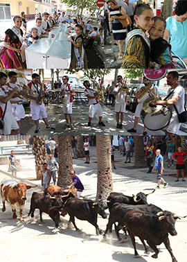 Inauguración de la tasca festera en el Grao de Castellón