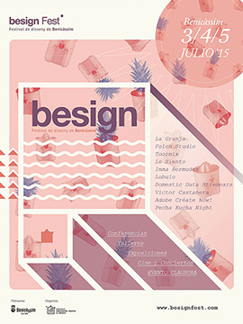 Programa del festival de disseny de Benicàssim, besign