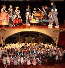 Cena de gala de las reinas de las fiestas del Grao de Castellón