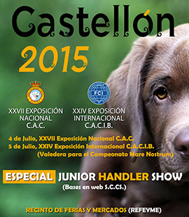 Exposiciones nacional e internacional caninas en Castellón