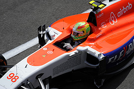 Roberto Merhi, cada día mejor en la Fórmula 1
