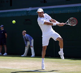 Roberto Bautista disputa hoy contra Roger Federer octavos de final de Wimbledon