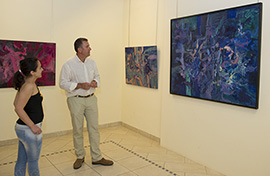Inauguración de la exposición de Ruja Rodica, Alegoría Sagrada