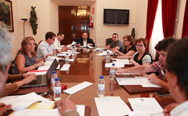Reunión para conocer el estado económico de la empresa de tratamiento de residuos, Reciplasa