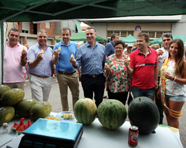 La Fira del Meló se estrena en La Llosa para promocionar el producto