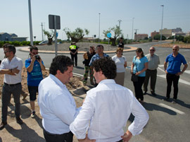 La nueva rotonda de acceso a Betxí mejora la circulación del tráfico