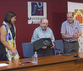 Germà Colón, socio de honor del Col·lectiu Universitat Jaume I per la Llengua i la Cultura