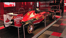 El Ferrari de Fernando Alonso llega a Puerto Azahar Castellón del 2 al 4 de agosto