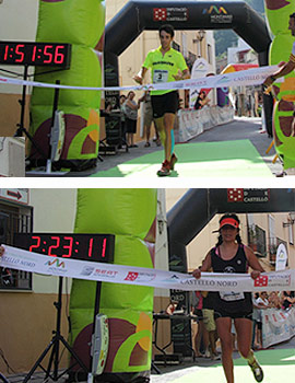 Albert Ferrer y Mª Eugenia Inturias vencen en la XVII Volta a peu a la Serra d’en Galceran