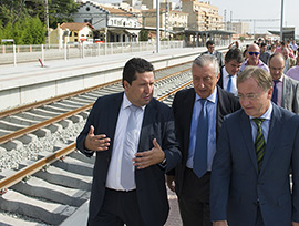 Moliner: “El AVE y los vuelos regulares del aeropuerto marcan  2015 como el gran año de las infraestructuras para Castellón”