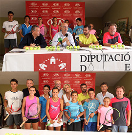 Presentación del XXXII Circuito provincial de tenis de Castellón