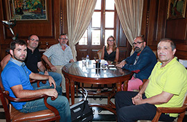 El Ayuntamiento de Castellón se reúne con representantes del CE Castelló