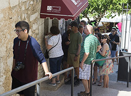 El Castillo de Peñíscola aumenta un 42% sus visitas