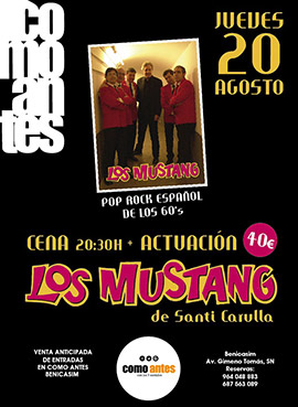Los Mustang de Santi Carulla en como antes Benicàssim