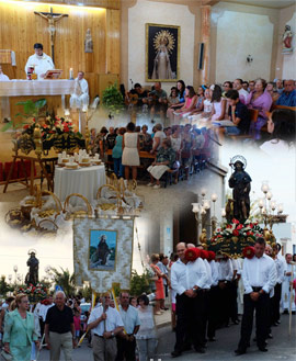 Celebración de la fiesta de Sant Roc en Nules