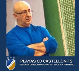El técnico valenciano Juan Antonio García no dirigirá al primer equipo de Playas CD Castellón femenino la próxima temporada