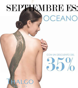 Septiembre es OCÉANO en Thalgo Real Spa