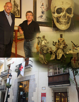 Una visita a la exposición sobre los Templarios de la mano de Lorenzo Ramírez y Carlos Feliu