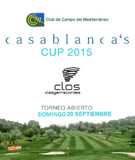 Inscripción abierta para la sexta prueba de golf del Circuito Casablanca's Cup - Trofeo Clos D'Esgarracordes