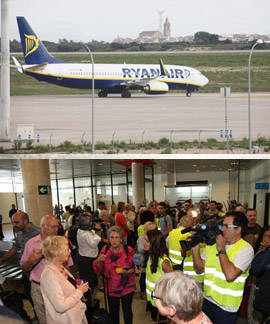 Primer vuelo comercial al Aeropuerto de Castellón