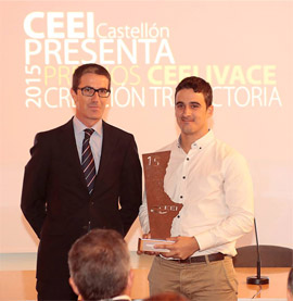 La empresa Cuatroochenta de Espaitec obtiene el Premio CEEI Castellón-IVACE 2015 a la trayectoria empresarial