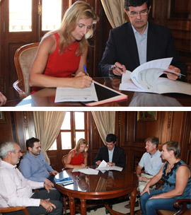 El Ayuntamiento firma un convenio con Facsa para evitar cortes de agua a familias en situación de emergencia social