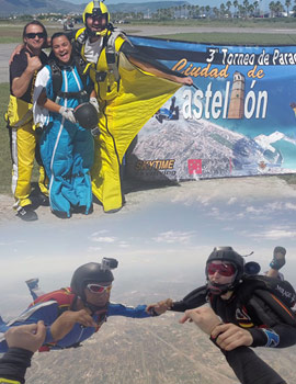 Etapa final de la tercera edición del Torneo de Paracaidismo Ciudad de Castellón