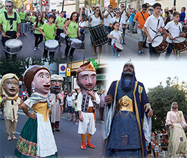Pasacalle de Gigantes y Cabezudos en Benicàssim