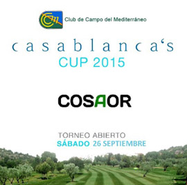 Abierta la inscripción del Trofeo COSAOR Circuito Casablanca's Cup  del Club de Campo Mediterráneo