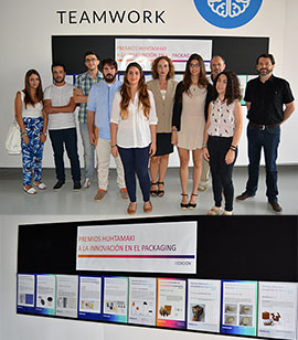 Rubén Soler y Beatriz Vázquez finalistas de los I Premios Huhtamaki a la Innovación en el Packaging