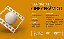 I Jornada de Cine Cerámico en la Escola d’Art i Superior de Disseny de Castellón