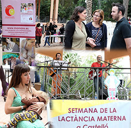 Jornada de reivindicación de la lactancia materna en Castellón