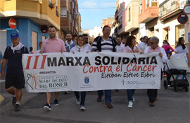 La Vall d'Uixó celebra su  III Marcha solidara contra el cáncer